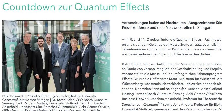 Feature-Bild zur PK der Quantum Effects