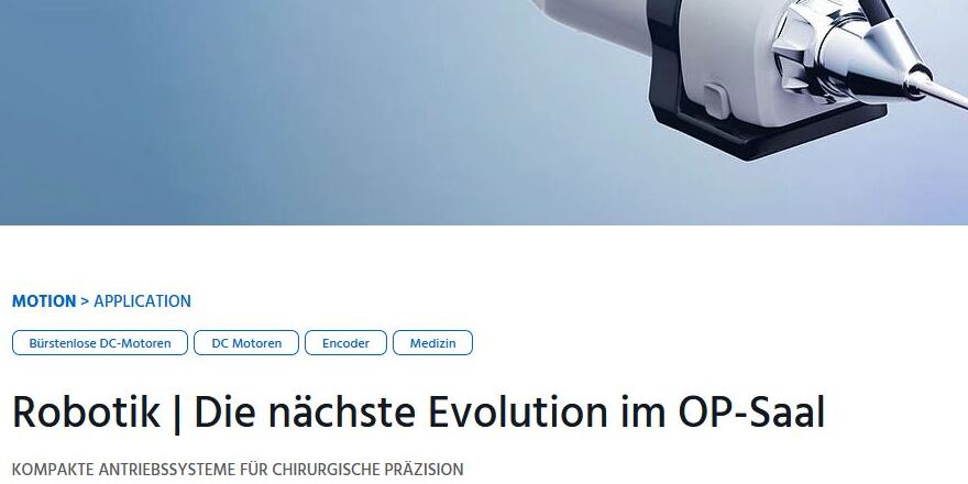 Application: Robotik im OP